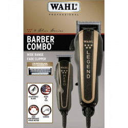 Wahl 5 Star Barber Combo Legend Clipper & Hero Trimmer Free Wahl Fade Brush